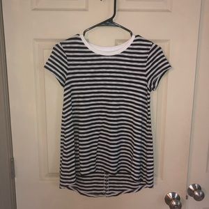Super soft striped swing top